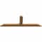Ekena Millwork Portland Smooth Timber Gable Bracket, Western Red Cedar, 48"W x 16"H x 1 1/2"D x 3 1/2"F, 8/12 Pitch GBW048X16X0204POR00SWR - alternate 2